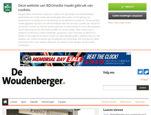 Tablet Screenshot of dewoudenberger.nl